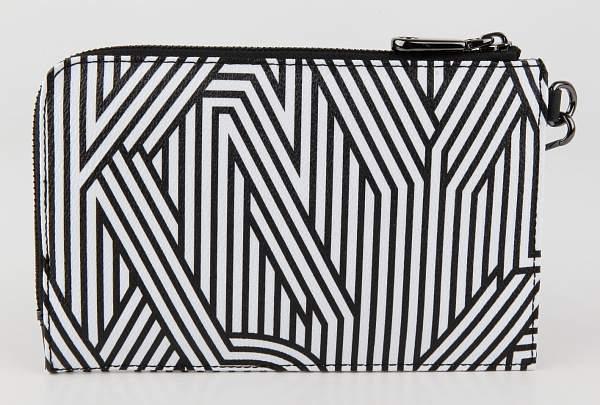 Женский кожаный клатч DKNY DKNY, Артикул: 362110802 b/w фото №1