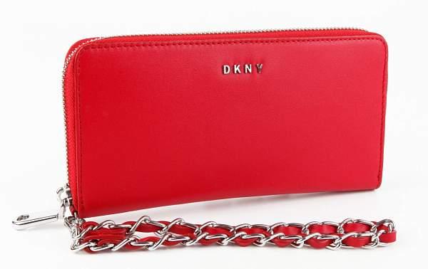 Женское кожаное портмоне DKNY DKNY, Артикул: 462080604 red фото №1