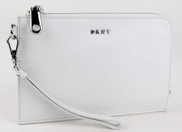 Женский кожаный клатч DKNY DKNY, Артикул: 362100802 white фото №1