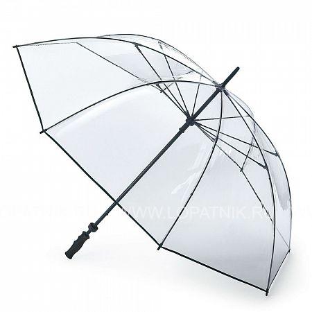 большой прозрачный зонт с защитой от ветра Fulton