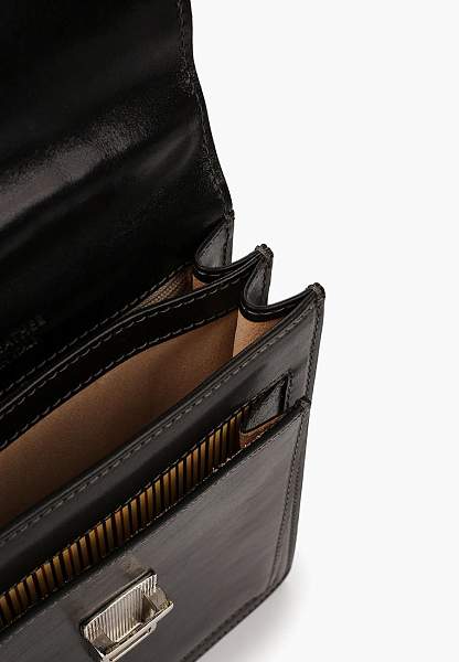 Мужская кожаная барсетка David (Черный) Tuscany, Артикул: XD001XM00GS5 фото №1