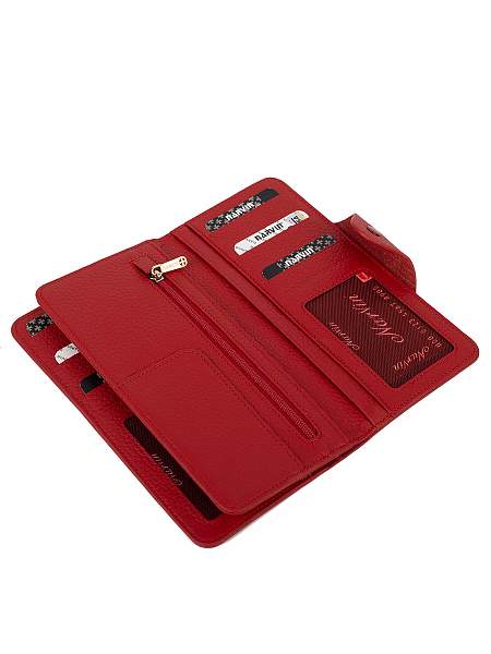 Женское кожаное портмоне 9650-Polo Red Vasheron, Артикул: 9650-Polo Red фото №1