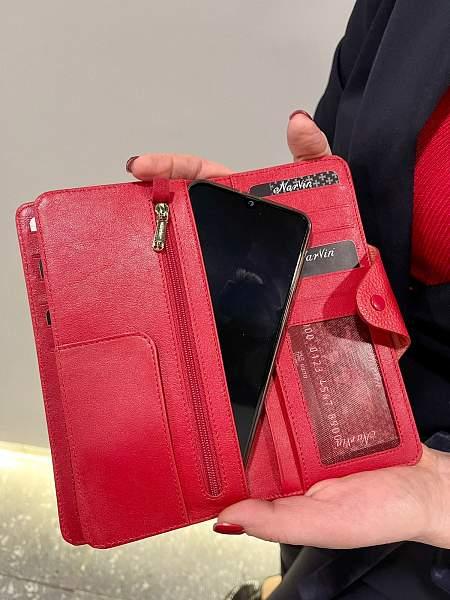 Женское кожаное портмоне 9650-Polo Red Vasheron, Артикул: 9650-Polo Red фото №1