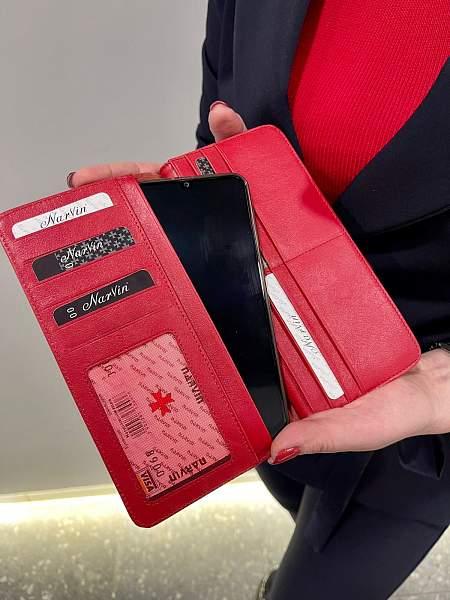 Женское кожаное портмоне 9650-Polo Red Vasheron, Артикул: 9650-Polo Red фото №1