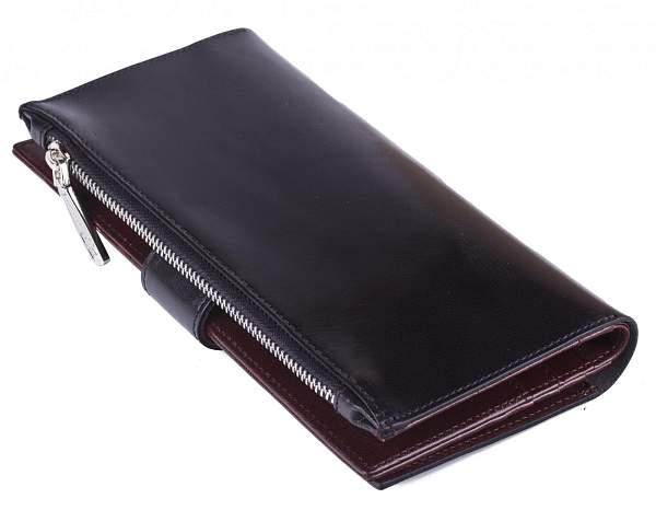 Мужское кожаное портмоне Vasheron, Артикул: 9687-N.Vegetta Black фото №1