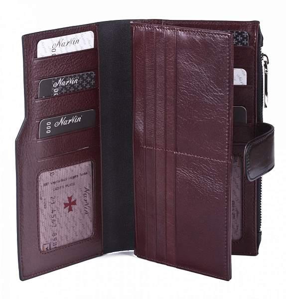 Мужское кожаное портмоне Vasheron, Артикул: 9687-N.Vegetta Black фото №1