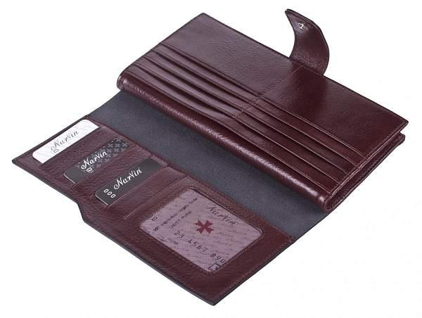 Мужское кожаное портмоне Vasheron, Артикул: 9687-N.Vegetta Black фото №1