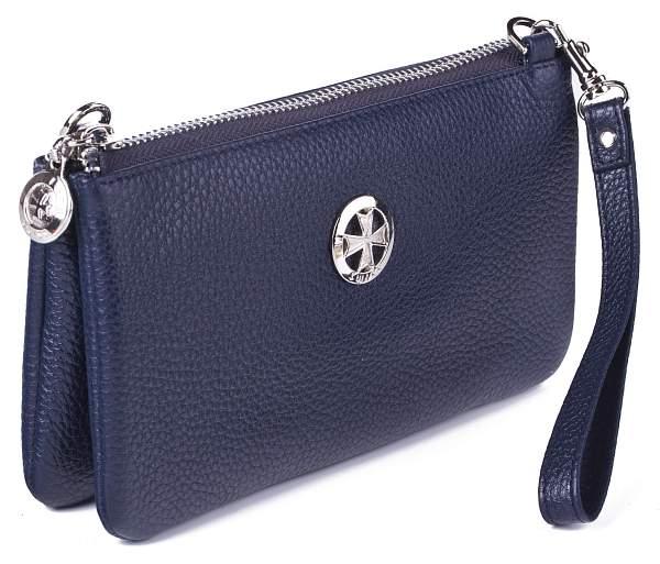 Женский кожаный клатч Vasheron, Артикул: 9240-N.Polo D.Blue фото №1