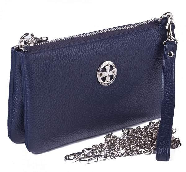 Женский кожаный клатч Vasheron, Артикул: 9240-N.Polo D.Blue фото №1