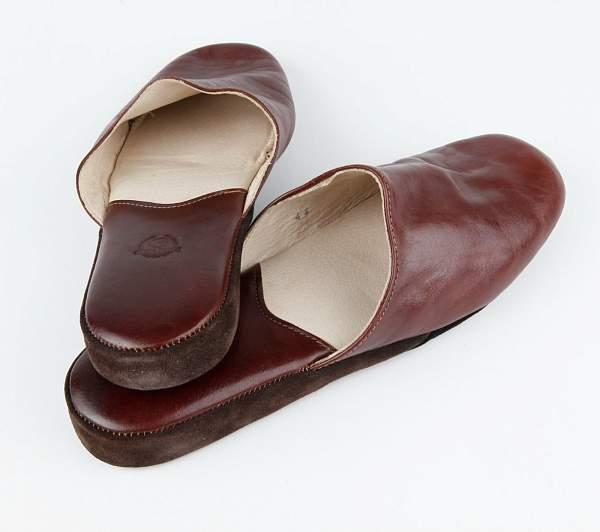 Кожаный дорожный набор-тапочки Chiarugi Chiarugi, Артикул: 97002 marr фото №1