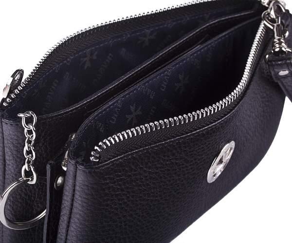 Женский кожаный клатч Vasheron, Артикул: 9240-N.Polo Black фото №1