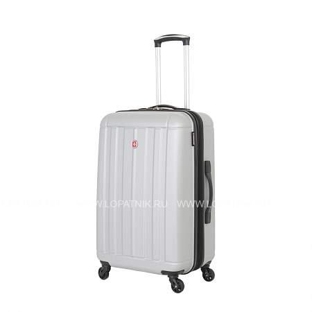 чемодан wenger uster, серебристый, абс-пластик, 44x26x68 см, 62 л wgr6297404167 Wenger