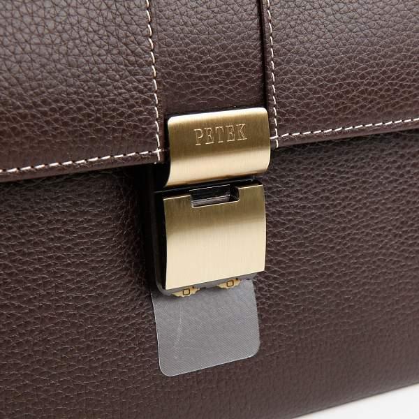 Мужская кожаная барсетка Petek, Артикул: 750.234.02 фото №1