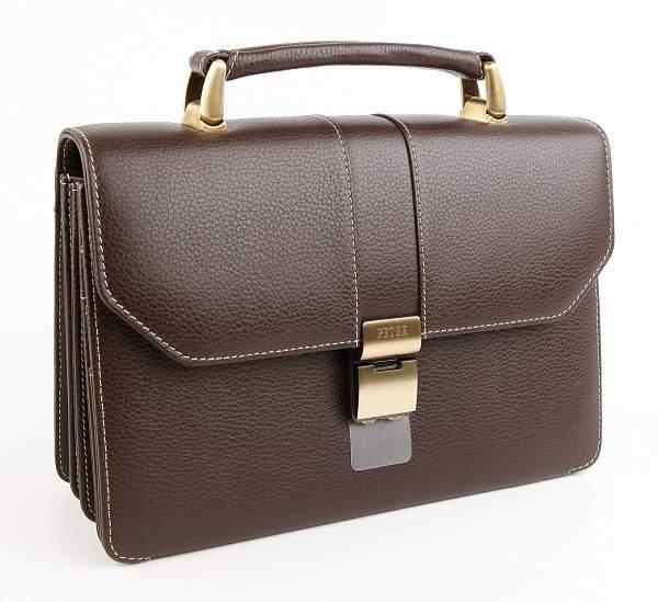 Мужская кожаная барсетка Petek, Артикул: 750.234.02 фото №1