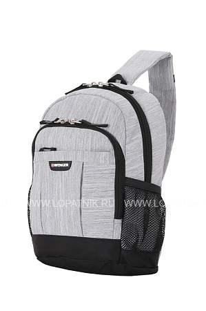 рюкзак wenger с одним плечевым ремнем 13'', ткань grey heather, 24x14x34,3 см, 12 л 2610424550 Wenger