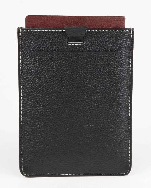 Кредитница с отделением для паспорта мужская кожаная Alvorada 3025 black ladya KD1 Alvorada, Артикул: 3025 black ladya KD1 фото №1