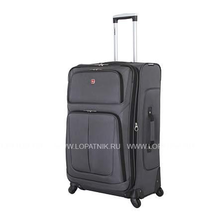 чемодан wenger sion, серый, полиэстер 750x750d добби, 46 x 29 x 80 см, 90 л wgr6283424181 Wenger