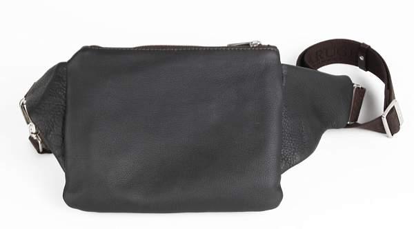 Кожаная поясная сумка Chiarugi Chiarugi, Артикул: 72650 nero фото №1