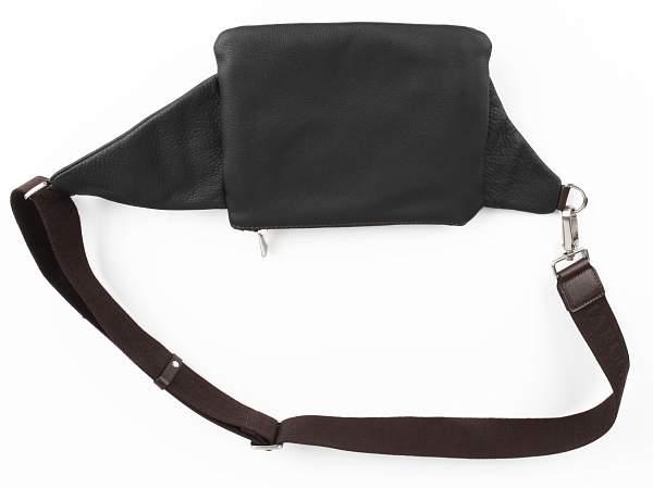 Кожаная поясная сумка Chiarugi Chiarugi, Артикул: 72650 nero фото №1