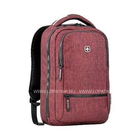 рюкзак wenger 14'', бордовый, полиэстер, 26 x 19 x 41 см, 14 л 605024 Wenger