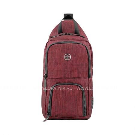 рюкзак wenger с одним плечевым ремнем, бордовый, полиэстер, 19 х 12 х 33 см, 8 л 605030 Wenger