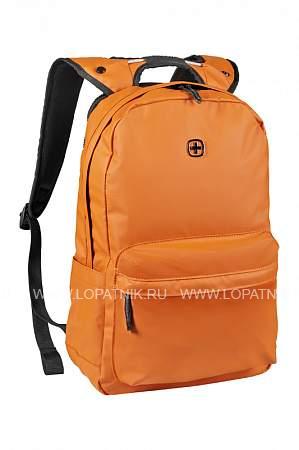 рюкзак wenger 14'', оранжевый, полиэстер, 28 x 22 x 41 см, 18 л 605095 Wenger