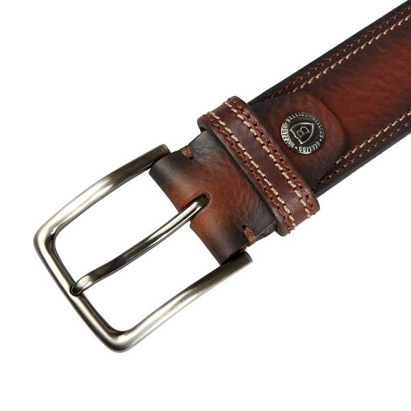 Ремень мужской кожаный Miguel Bellido, Артикул: 4105/40 1612/13 brown 02 фото №1