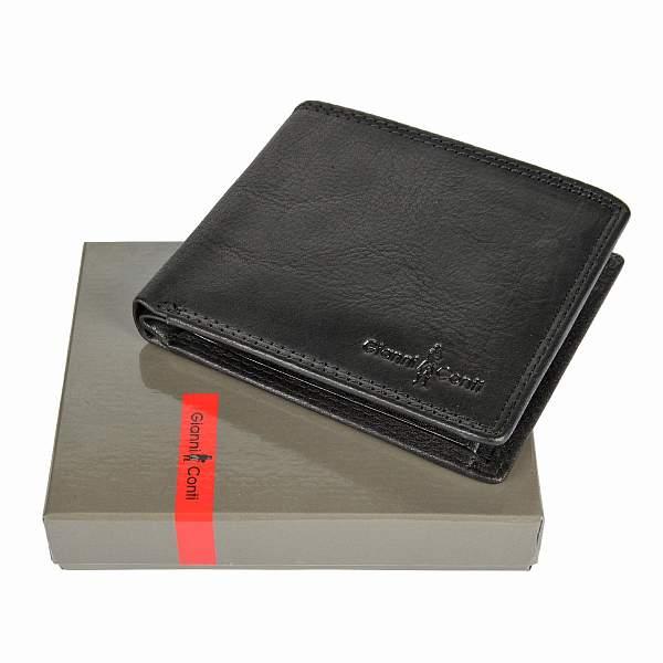 Портмоне черный Gianni Conti 1077111 black Gianni Conti, Артикул: 1077111 black фото №1