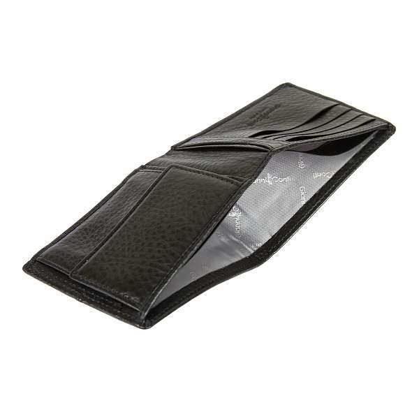 Портмоне кожаное мужское Gianni Conti, Артикул: 1817111 black фото №1