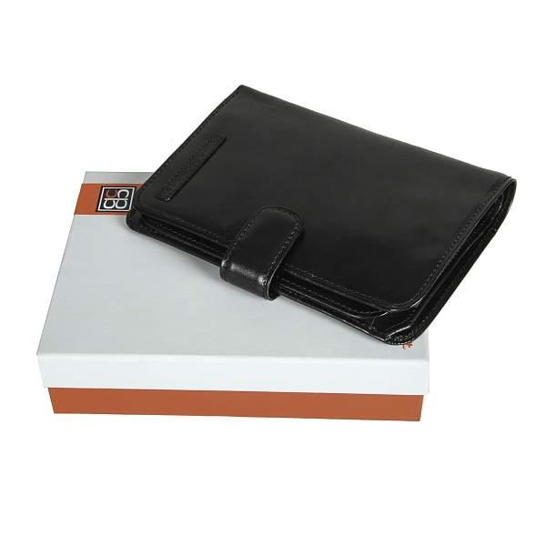 Портмоне с обложкой для паспорта Sergio Belotti, Артикул: 2334 ancona black фото №1