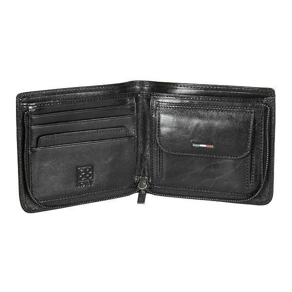 Портмоне кожаное мужское Sergio Belotti, Артикул: 3644 ancona black фото №1