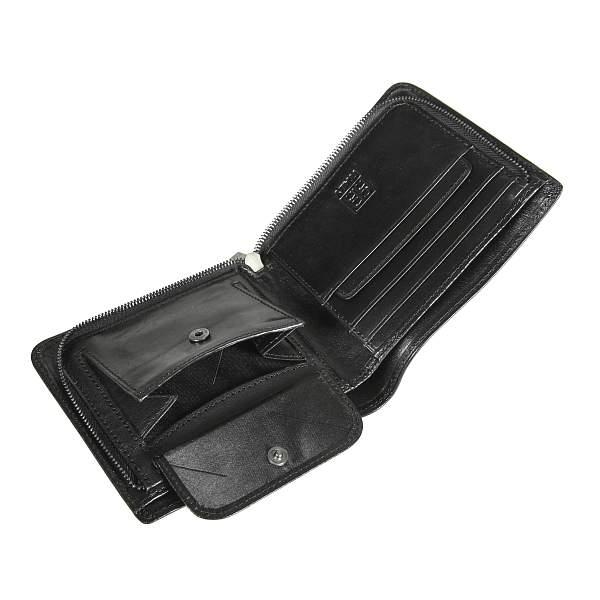 Портмоне кожаное мужское Sergio Belotti, Артикул: 3644 ancona black фото №1