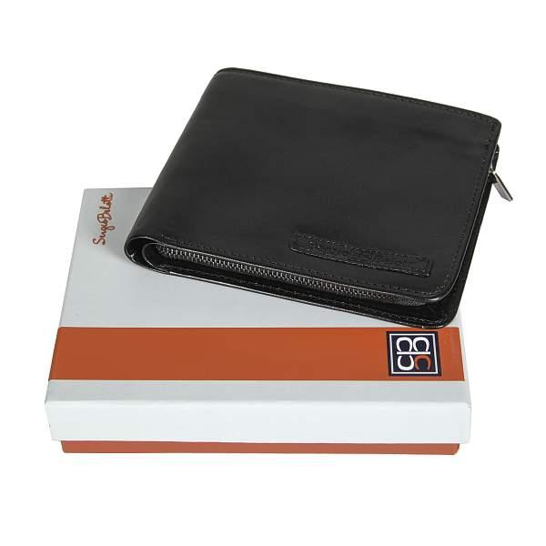 Портмоне кожаное мужское Sergio Belotti, Артикул: 3644 ancona black фото №1