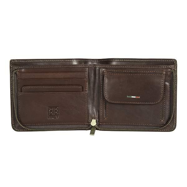 Портмоне кожаное мужское Sergio Belotti, Артикул: 3644 ancona brown фото №1