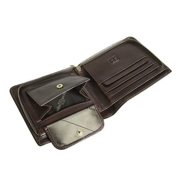 Портмоне кожаное мужское Sergio Belotti, Артикул: 3644 ancona brown фото №1