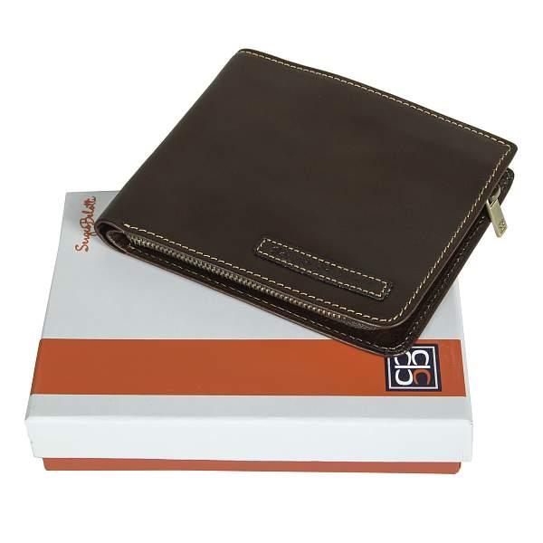 Портмоне кожаное мужское Sergio Belotti, Артикул: 3644 ancona brown фото №1