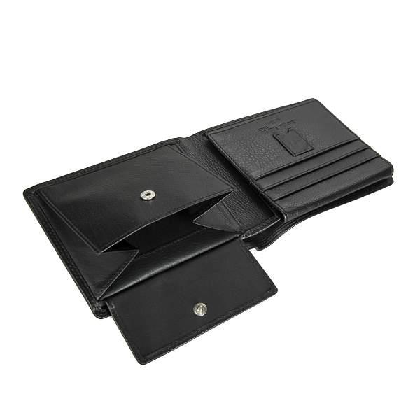 Портмоне кожаное мужское Sergio Belotti, Артикул: 396-03 denim black фото №1