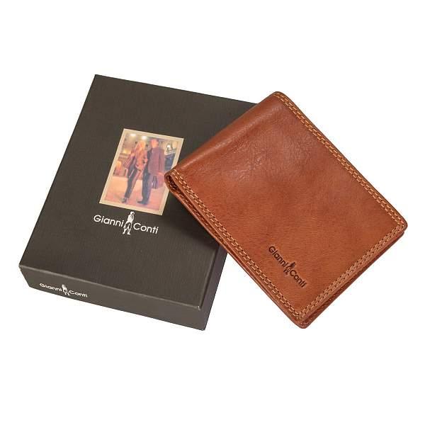 Портмоне кожаное мужское Gianni Conti, Артикул: 917020 tan фото №1