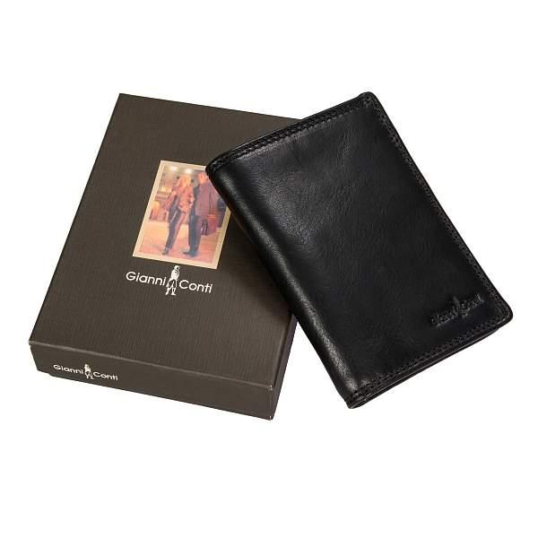 Портмоне кожаное мужское Gianni Conti, Артикул: 918038 black фото №1