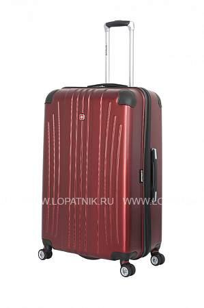 чемодан wenger ridge, цвет бордовый , абс-пластик, 49,5х30,5х75 см , 92л 6171121175 Wenger
