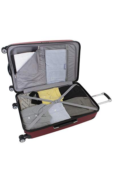 Чемодан WENGER Ridge, цвет бордовый , АБС-пластик, 49,5х30,5х75 см , 92л 6171121175 Wenger, Артикул: 6171121175 фото №1