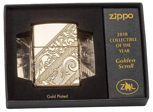 Зажигалка ZIPPO Armor® с покрытием Gold Plated Zippo, Артикул: 29653 фото №1