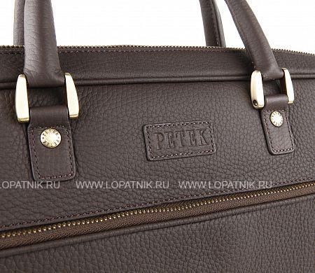 бизнес-сумка из натуральной кожи petek Petek