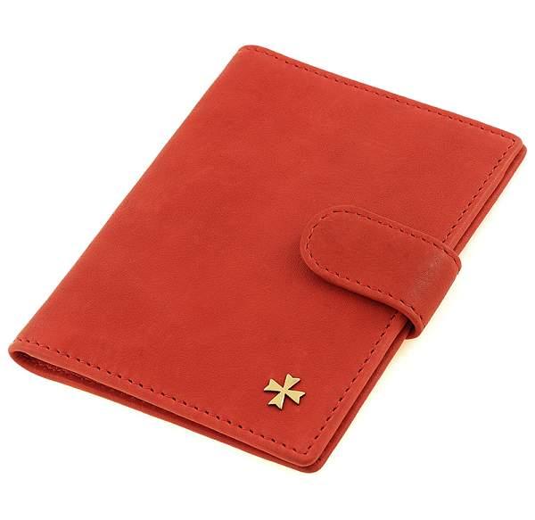 Обложка для паспорта кожаная Vasheron, Артикул: 9180-N.Gottier Red фото №1