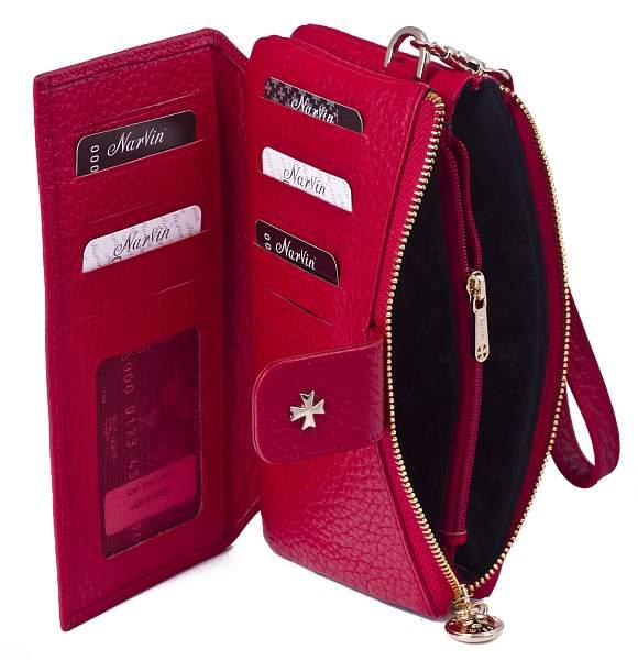 Кошелек -клатч Vasheron, Артикул: 9243-N.Polo Red фото №1