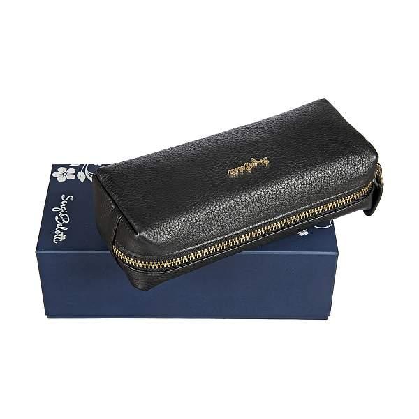 Кожаная косметичка Sergio Belotti, Артикул: 012-2383 Verona black фото №1
