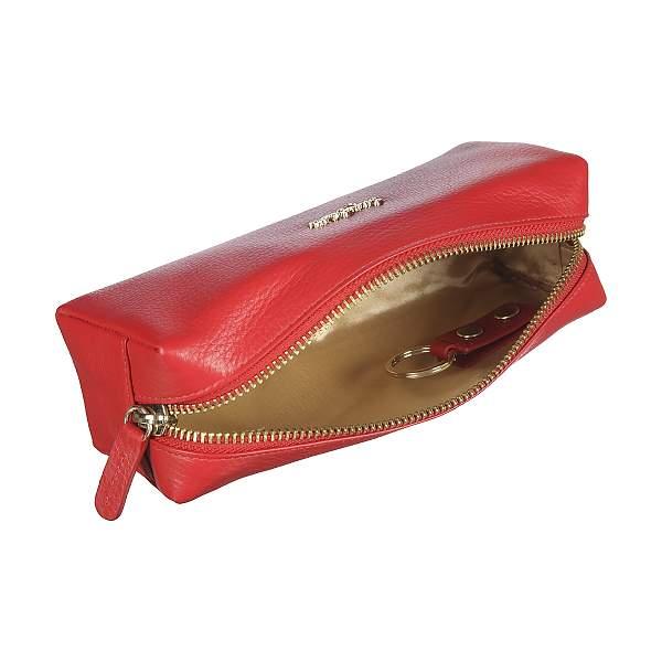 Кожаная косметичка Sergio Belotti, Артикул: 012-2383 Verona red фото №1