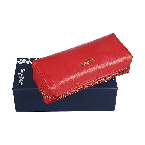Кожаная косметичка Sergio Belotti, Артикул: 012-2383 Verona red фото №1
