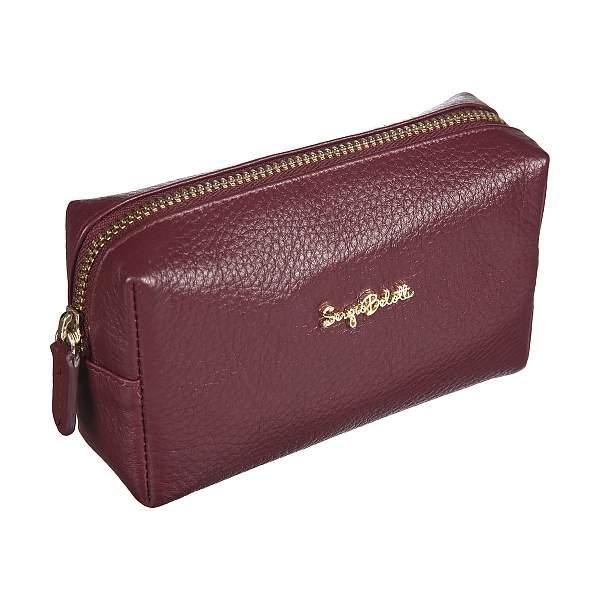 Кожаная косметичка Sergio Belotti, Артикул: 012-2377 Verona plum фото №1
