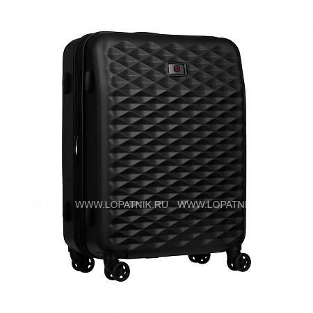 чемодан wenger lumen, черный, поликарбонат, 47 x 26 x 64 см, 61 л 604339 Wenger